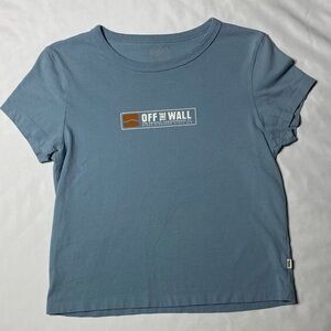 Size M vans blue t-shirt